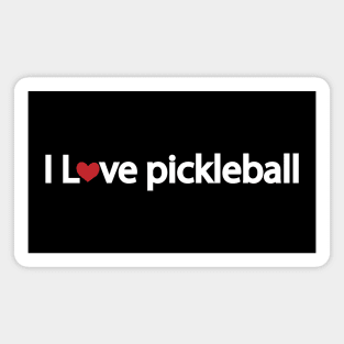 I Love pickleball Magnet